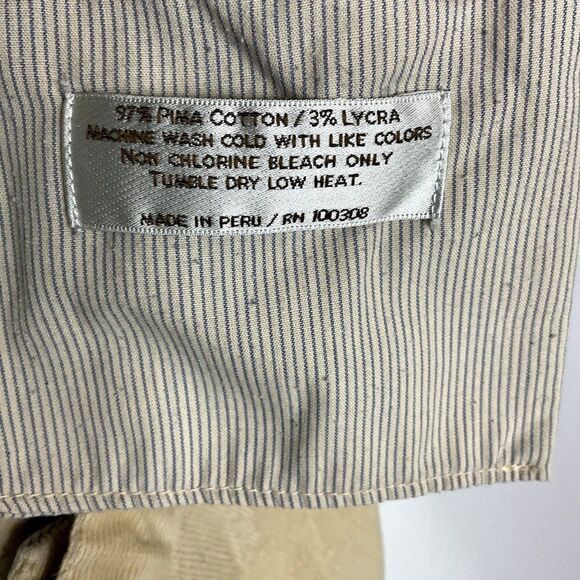 Peter Millar Light Tan Corduroys, size 38 - Picture 10 of 10